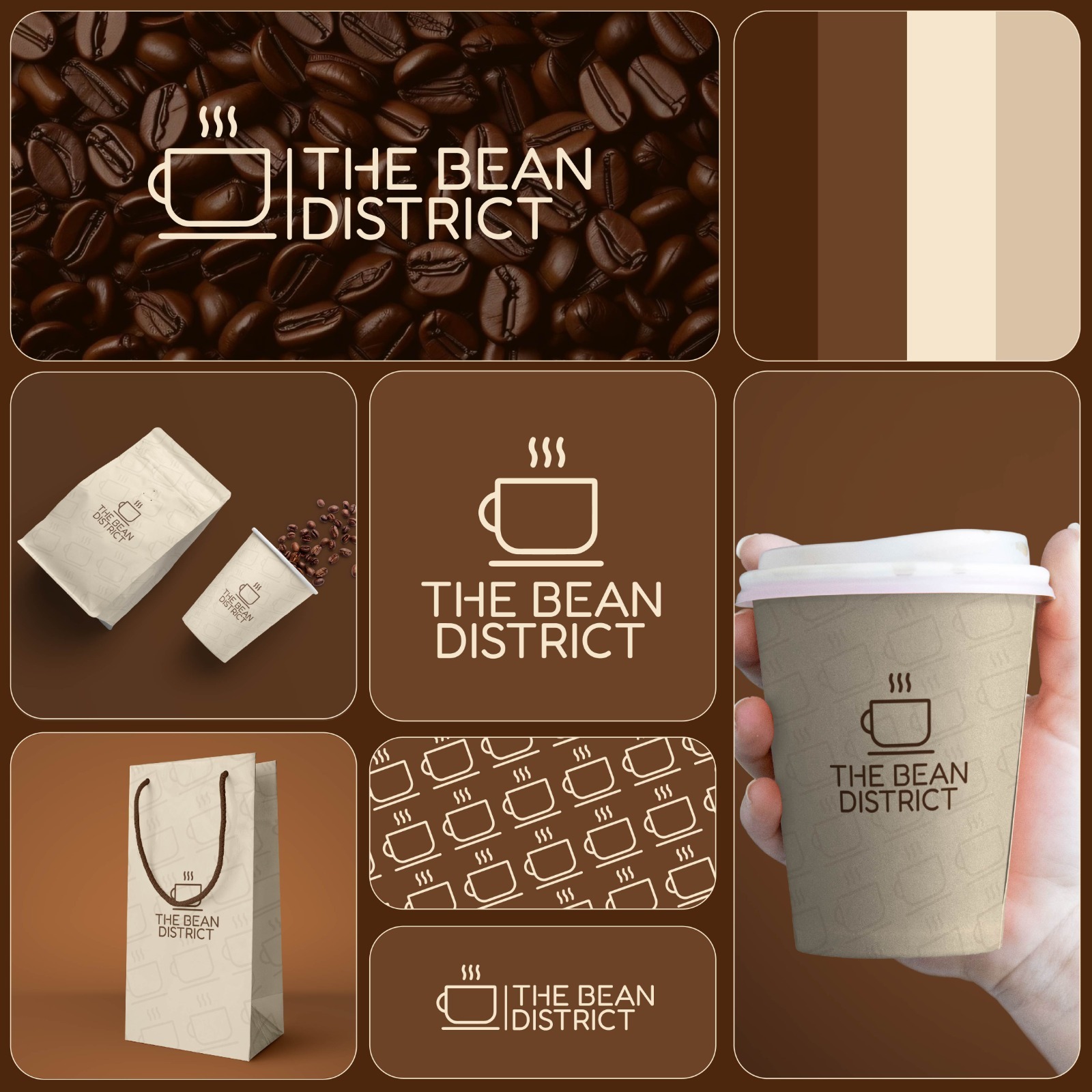 The Bean District – Coffee Branding